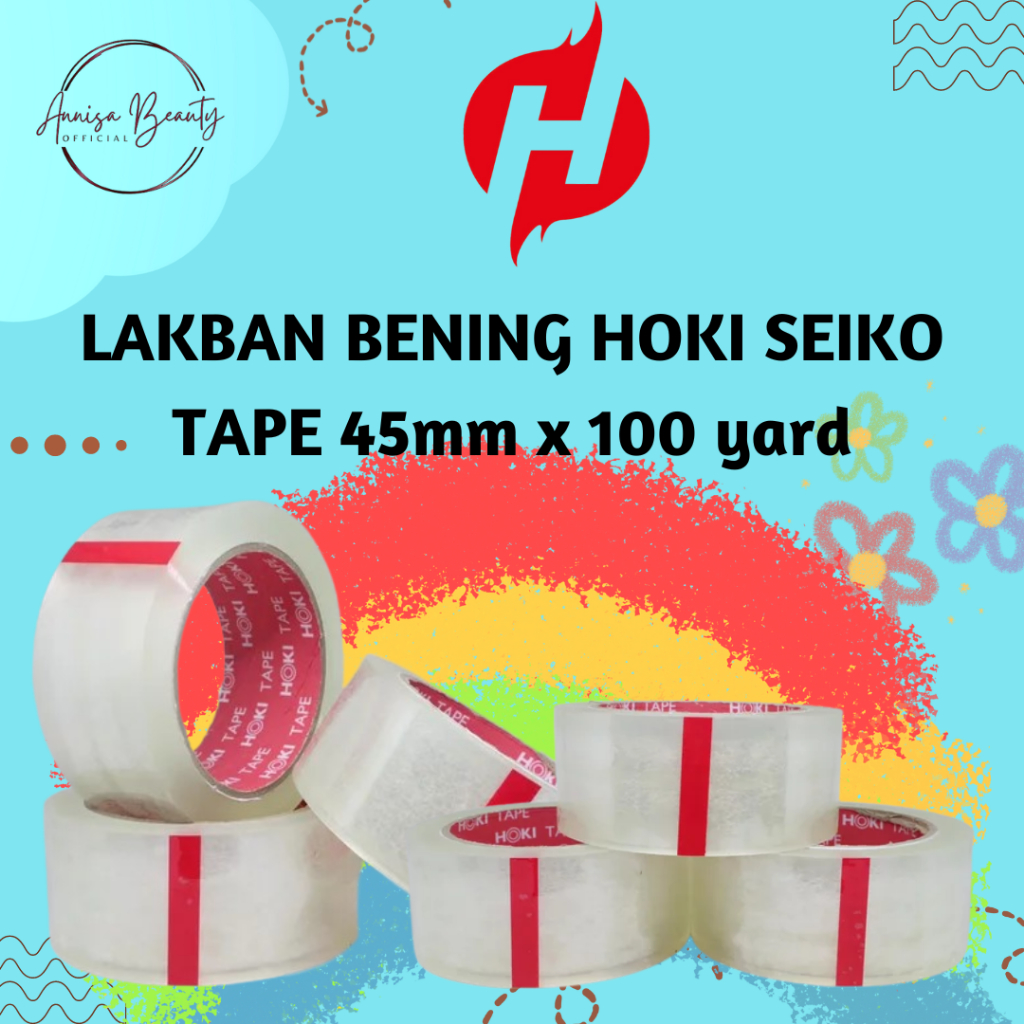 LAKBAN BENING HOKI SEIKO TAPE 45mm x 100 yard