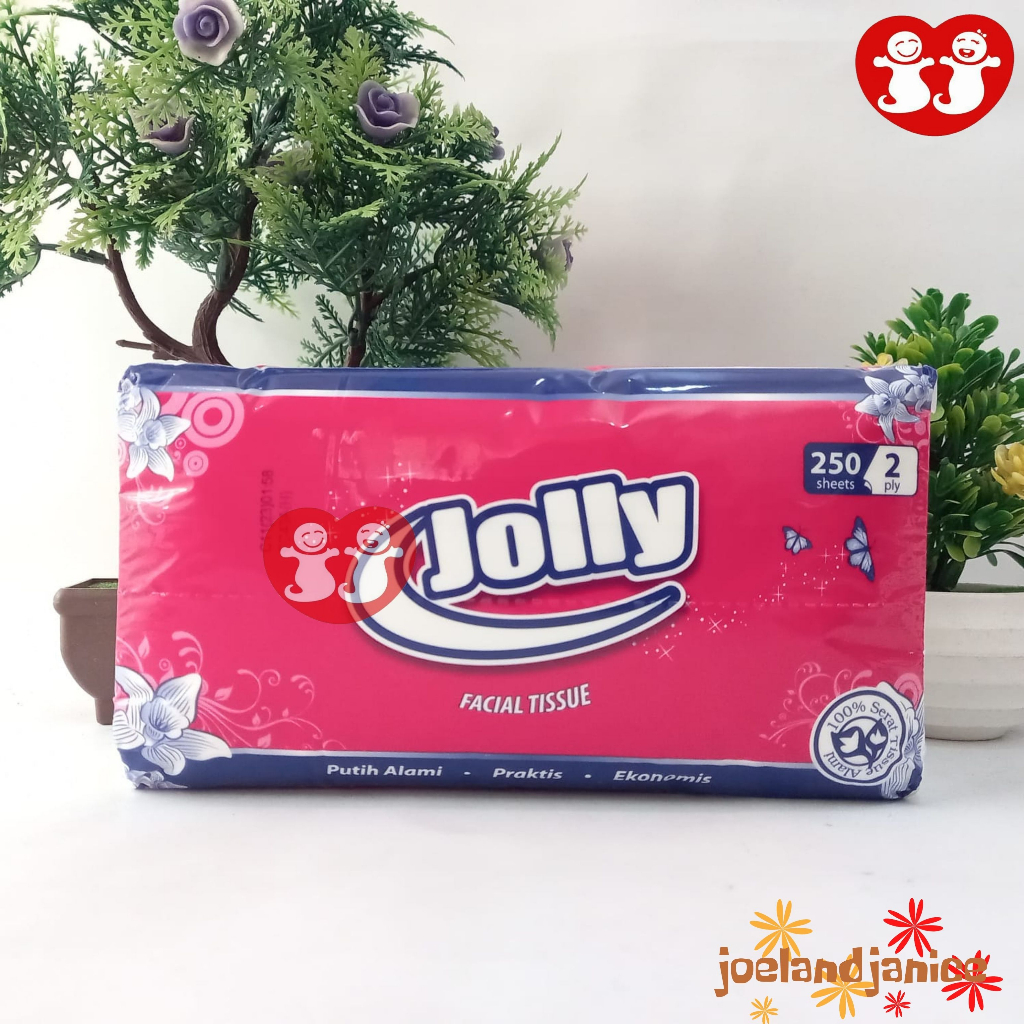 Tisu tissue facial jolly 250 sheets 2ply