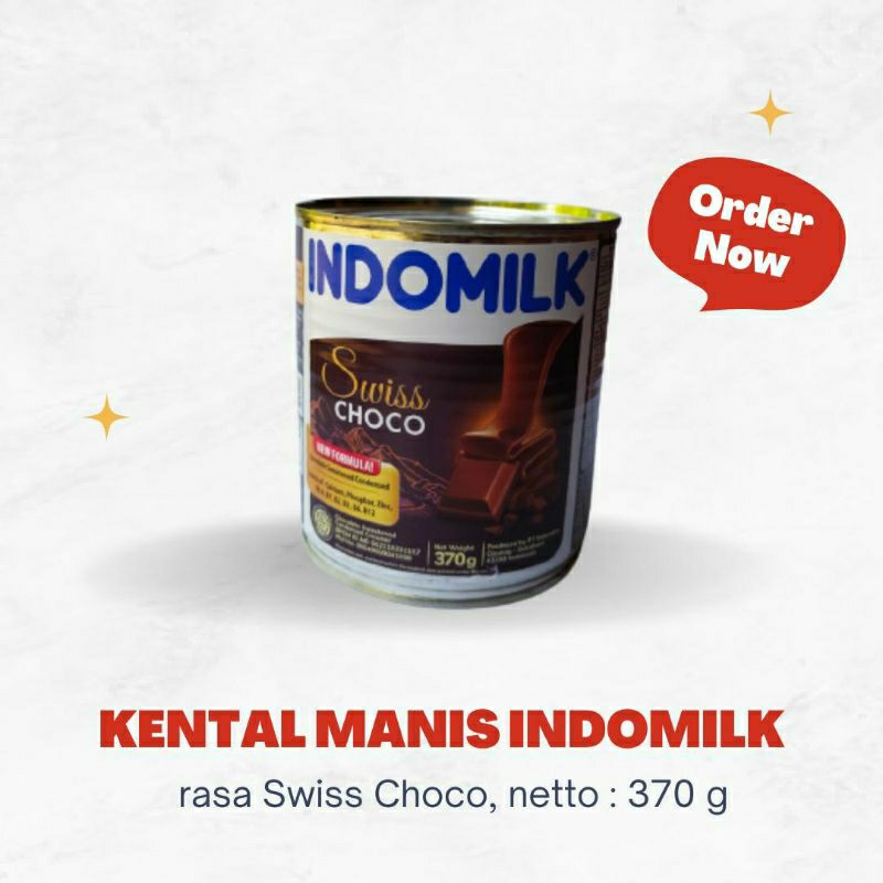 

Indomilk Kental Manis Rasa Swiss Choco Kemasan Kaleng