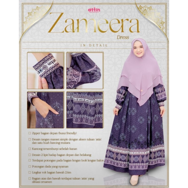 Gamis Zameera Dress By Attin