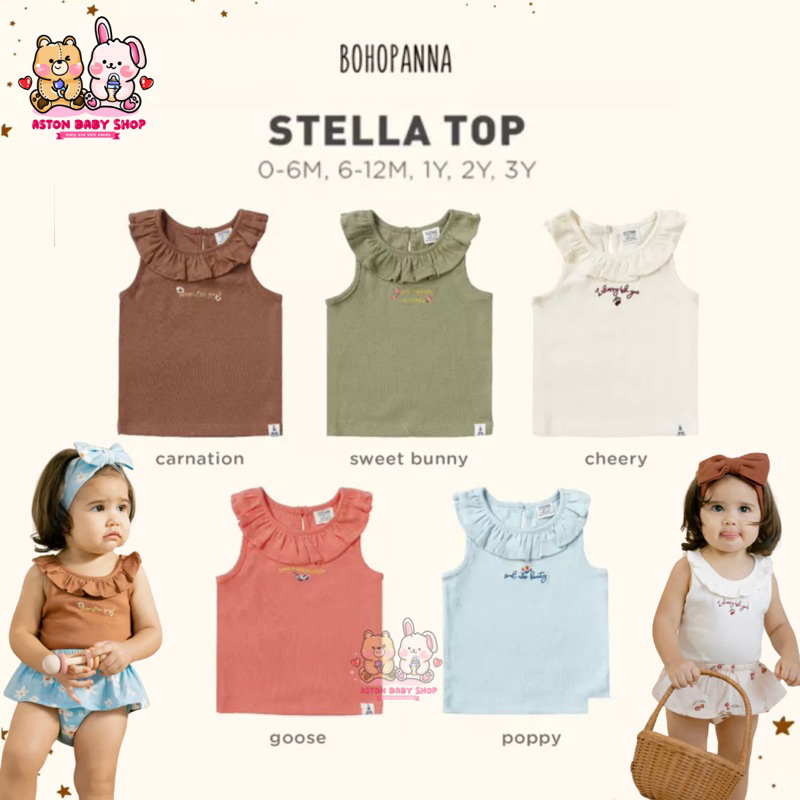 Bohopanna Stella Top / Atasan anak perempuan / Baju Anak / Pakaian Anak Boho baby