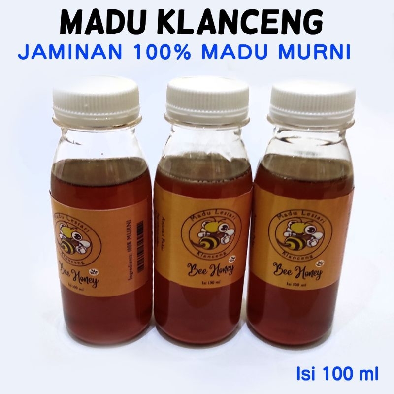 

Madu Asli Klanceng Lanceng Murni 100ml Asam Manis