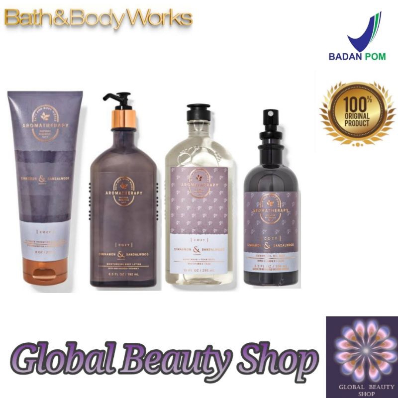 Cinnamon Sandalwood BBW - ( Body Lotion - Body Cream - Shower Gel)