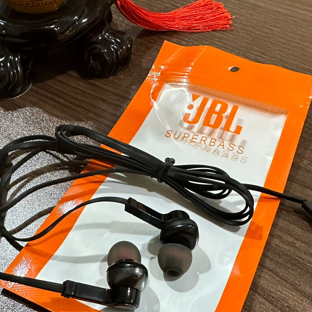 Headset J superbass new Earphone Super Bass Handsfree Kabel Stereo Jack BY SMOLL