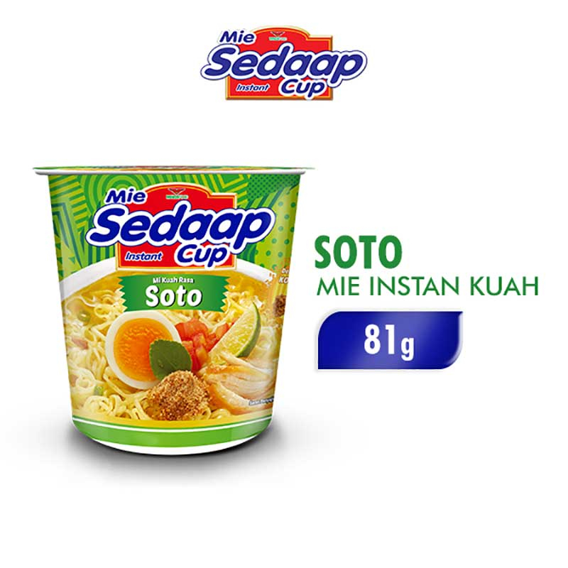 

Sedaap Mie Instant Cup Soto 81 g