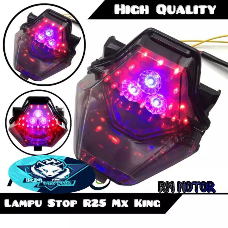 STOPLAMP BELAKANG R25 LED 3 IN 1 LAMPU STOP MX KING MT 25 R25 Y15ZR