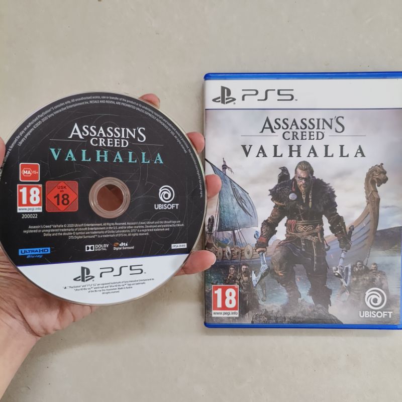 PS5 Assassin's Creed Valhalla Assassins BD Kaset Preloved