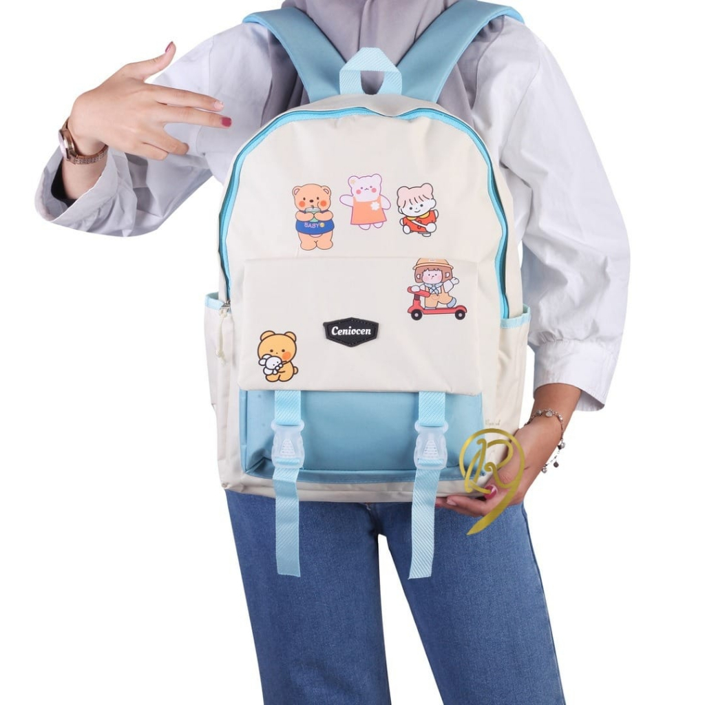 Tas Ransel Sekolah Anak Perempuan Lucu 3 Warna Realpict Kapasitas Besar Trend Backpack Distro Lagi Hits / Tas Ransel Serba Guna / Tas Punggung anak