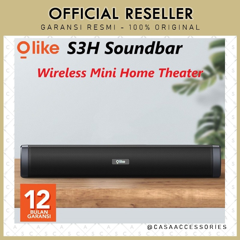 Olike S3H Soundbar Wireless Mini Home Theater TWS Mode spt Robot RB480