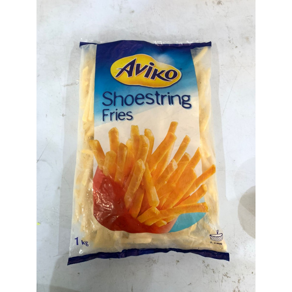 Aviko Shoestring French Fries/ Kentang Goreng 1 Kg