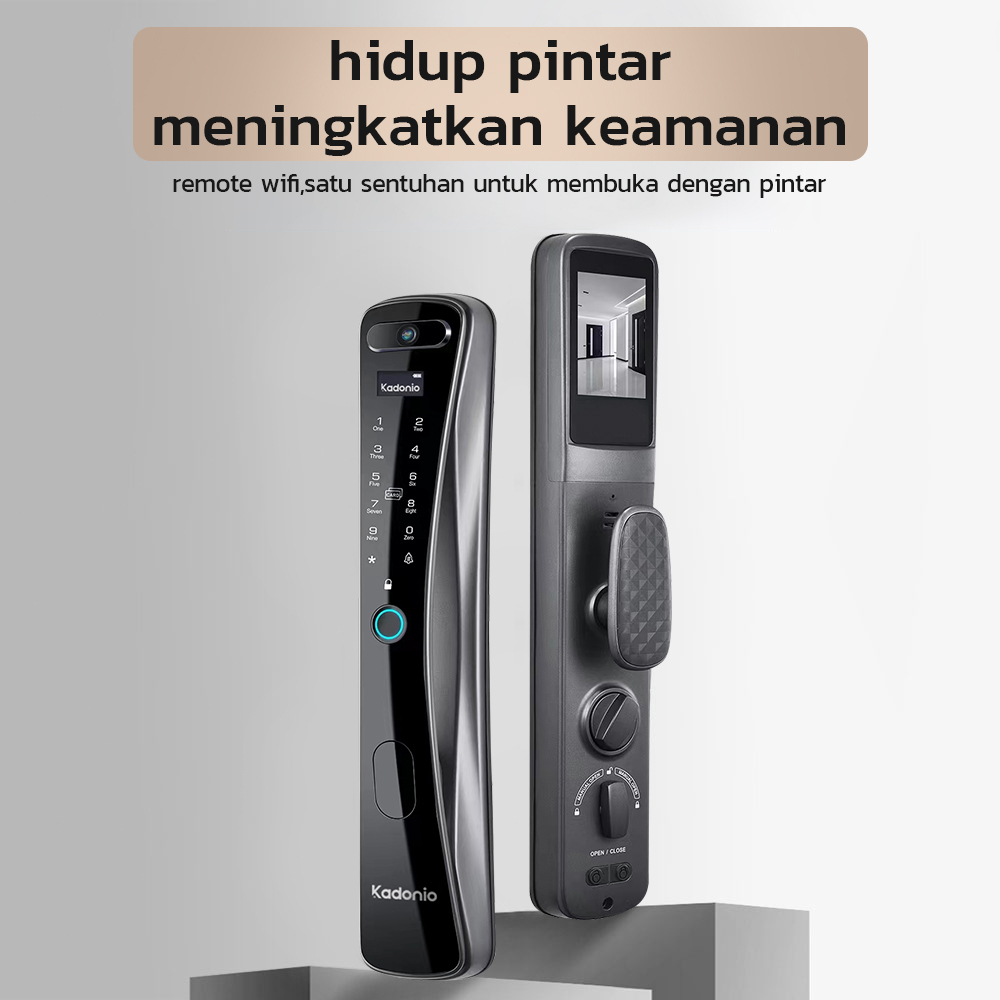 Kadonio kunci pintar Otomatis kunci pintu digital App dengan membuka kunci Smart Lock kunci pintu elektrik