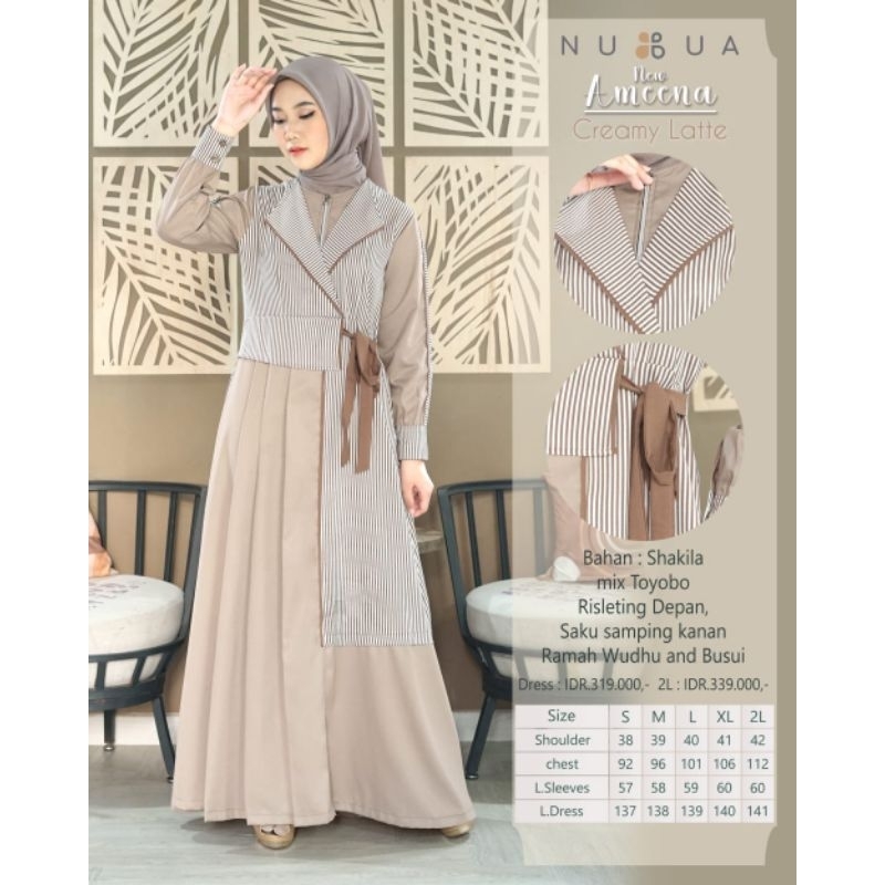 Baju Gamis nubua New ameena