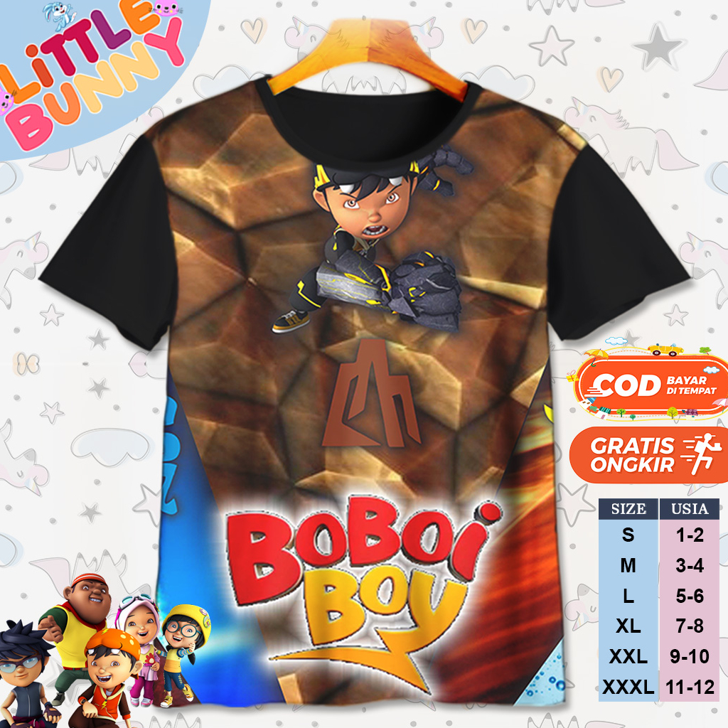 KAOS ATASAN ANAK LAKI LAKI PEREMPUAN BOBOIBOY GALAXY BAJU KAOS ANAK BOBOIBOY