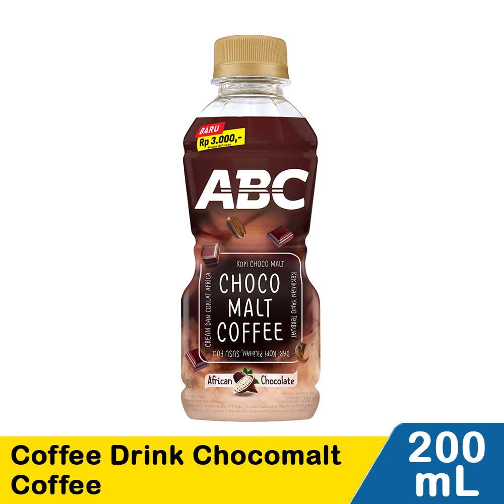 

ABC CHOCO MALT COFFEE 200 ML KHUSUS INSTAN DAN SAME DAY AYES TOSERBA