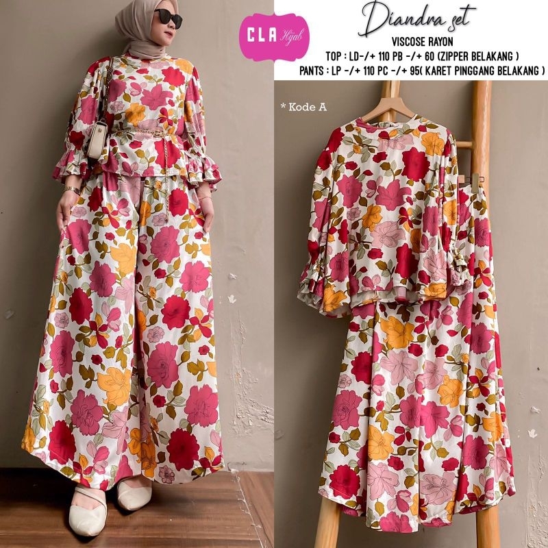 Diandra set rok ORI cla hijab
