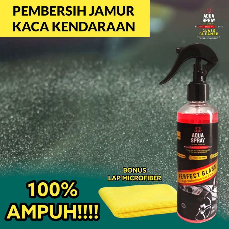 Aqua Spray Perfect Glass Pembersih Jamur Kaca Perfect Glass Cleaner 250 Ml