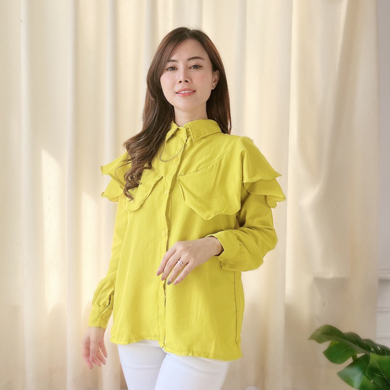 AFI - EC - Rania Ruffle Blouse