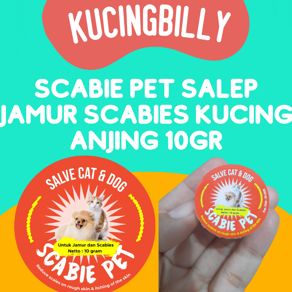 Salve Scabie pet salep scabies jamur kucing anjing 10gr