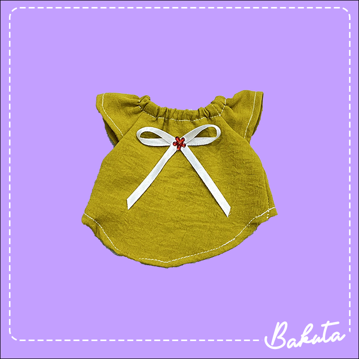 Baju Kucing Model Mini Dress Sabrina Pastel untuk kucing dan anjing Kecil model Casual | Crop Top Bakuta!