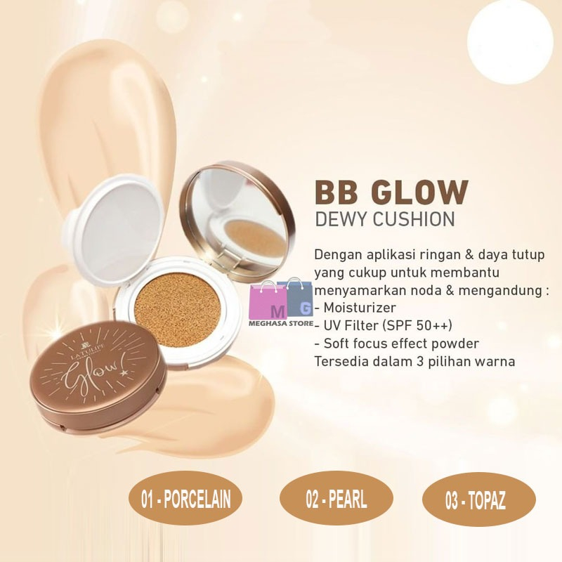 La Tulipe Glow BB Cushion | Matte BB Cushion flawles spf 28 11gr