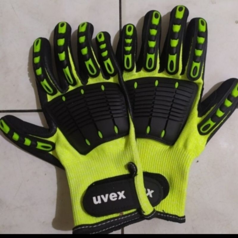 Safety Gloves Impact &amp; Cut UVEX 100%