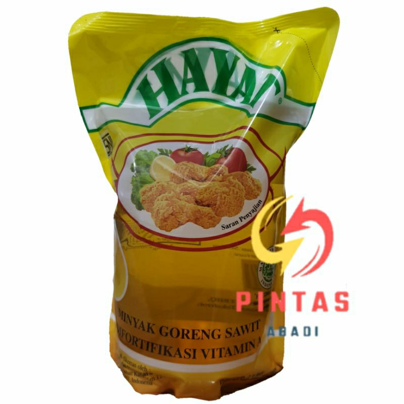 

Minyak goreng HAYAT kemasan 2 Liter