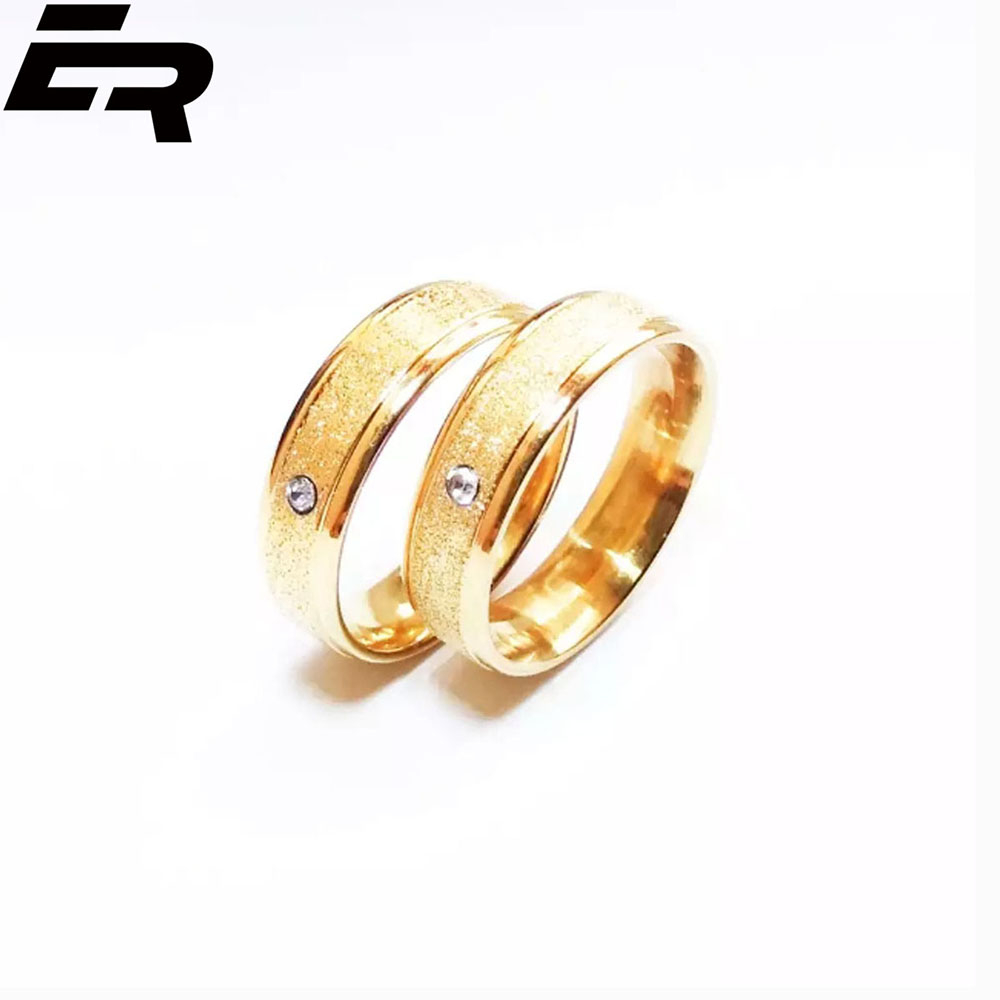 COD - cincin titanium wanita - cincin tunangan titanium - titanium - cincin pasangan - aksesoris wan