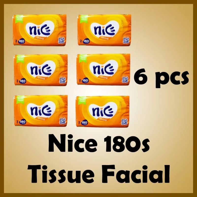 Tissue Nice 180s Multipack (180s x 6pack/paket)