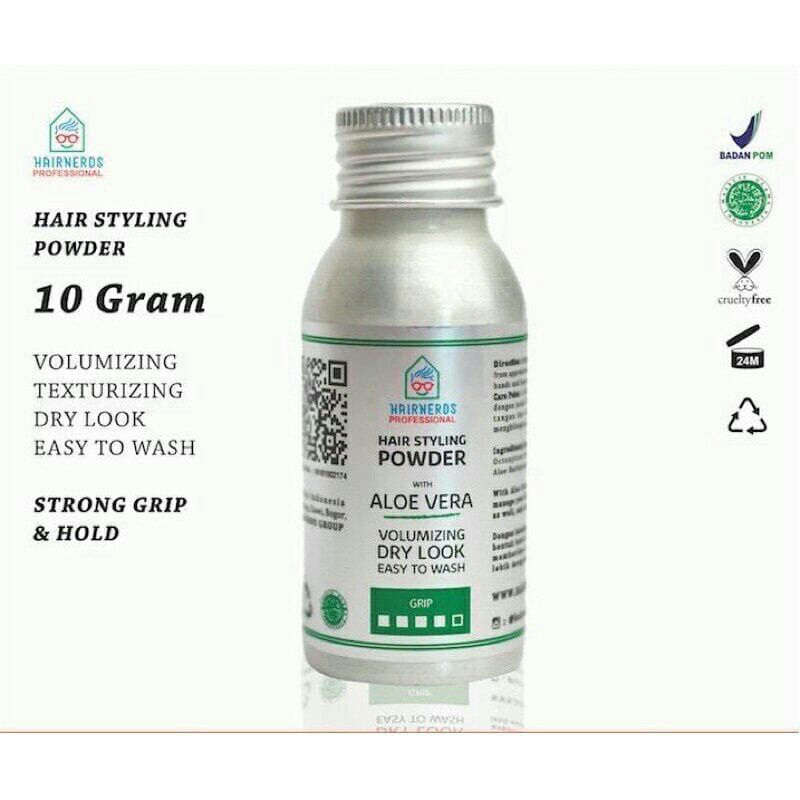 HAIRNERDS PROFESIONAL HAIR PASTE VOLUME 2 + HAIR POWDER FREE HANDBAG