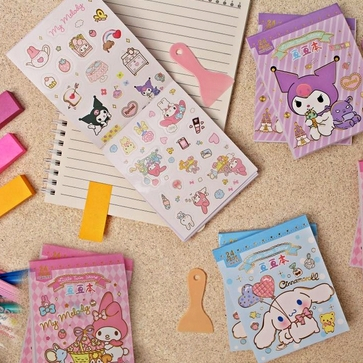 

Stiker Sanrio Book Pinset Stiker Rakel Sticker