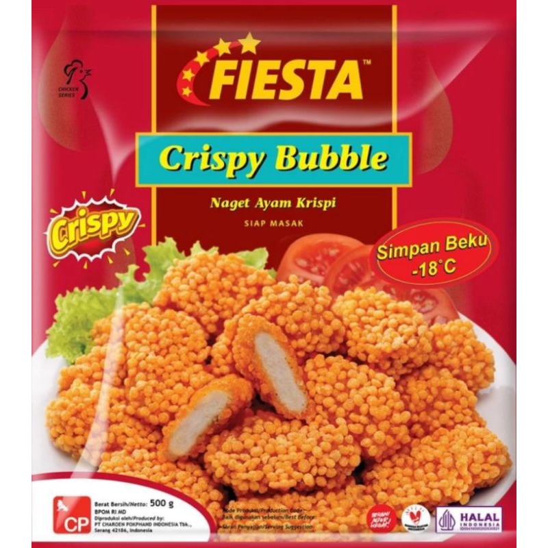 

Fiesta crispy bubble chicken nugget 500gr naget ayam krispy