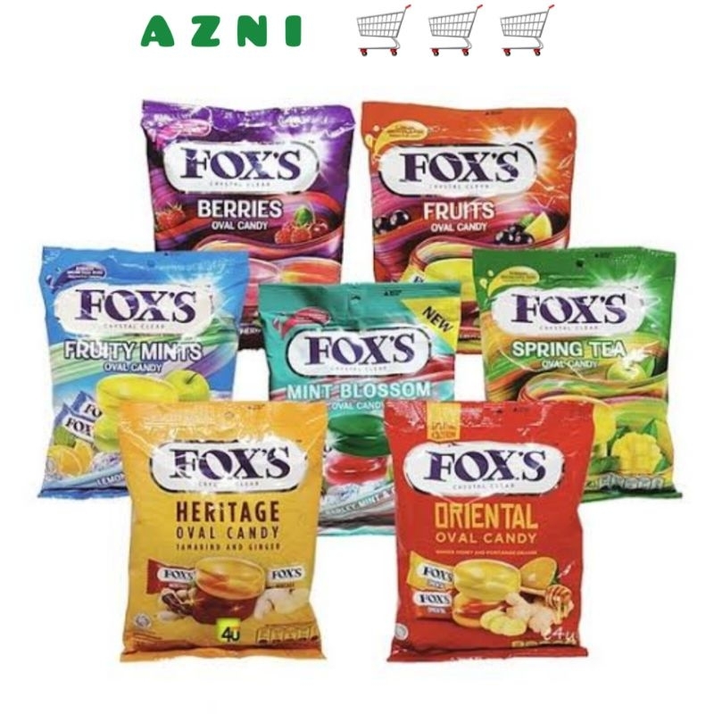 

FOXS Permen Oval Candy - Lemon/ Mango/ Oriental/ Heritage/ All Varian