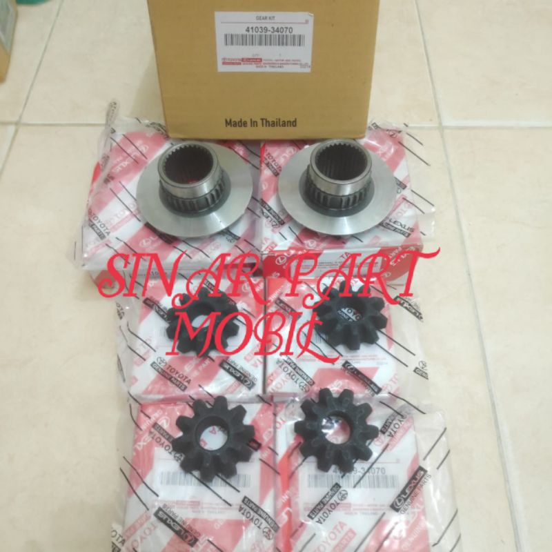 GIGI BOLU SET BELAKANG  GIGI GARDAN TOYOTA HILUX SINGLE CABIN 41039-71010