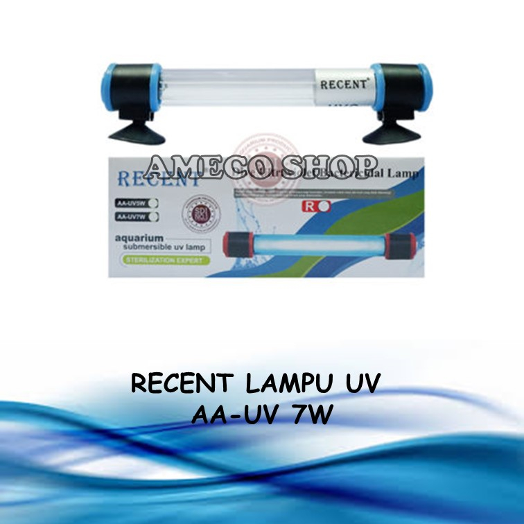 RECENT Lampu UV Aquarium AA UV 7W