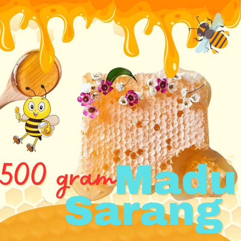 

Madu sarang Asli Original & tanpa Campuran 500gr~250gr