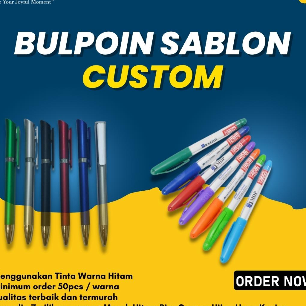 

BULPEN CUSTOM // PULPEN CUSTOM // BULPOIN CETAK // PEN SABLON