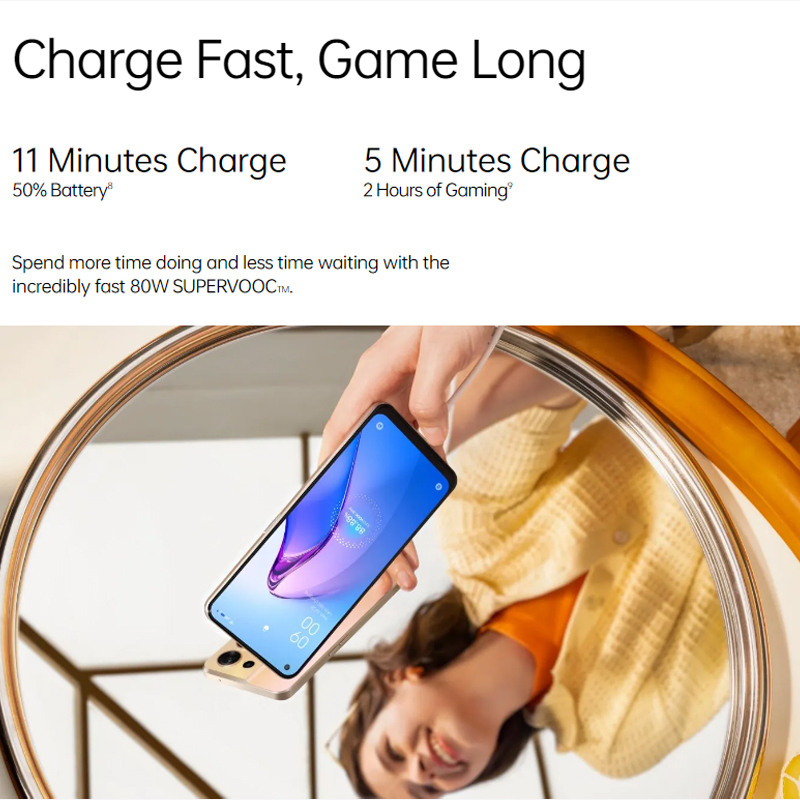 Oppo Reno 8 5G 2023 RAM 8GB ROM 256GB  MediaTek Dimensity 900 4500mAh Garansi Resmi Oppo