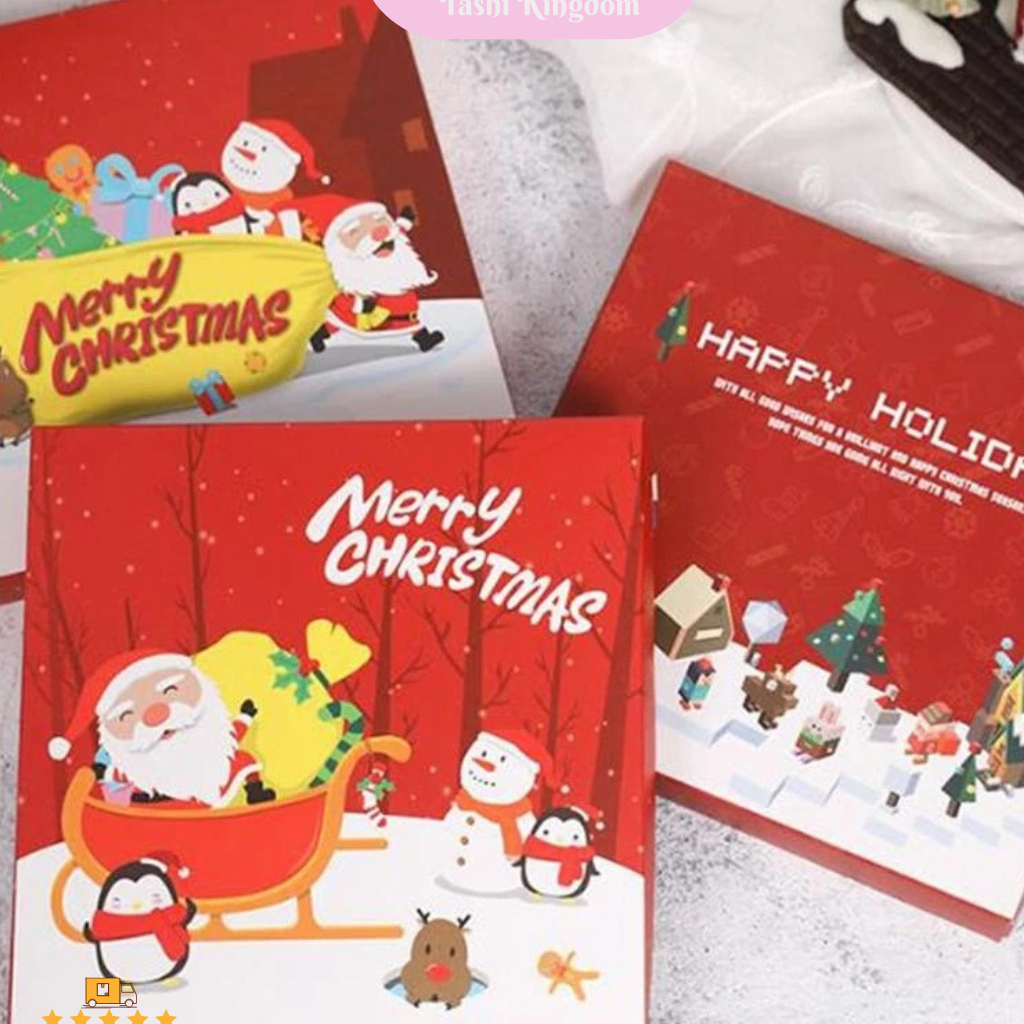 

Kotak Kado Natal Box Hampers Natal kotak kado dus merah christmas kotak karton natal box cake xmas