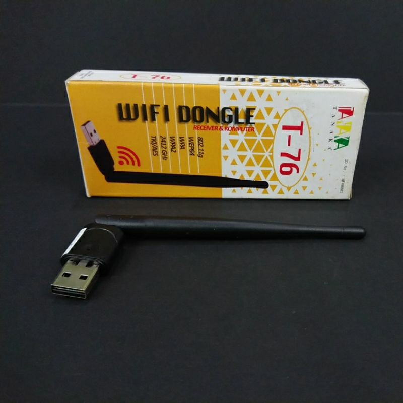 Dongle Wifi, Wifi Dongle Tanaka T76, Manufacture Ralink, Chipset MT 7601, STB, receiver, komputer