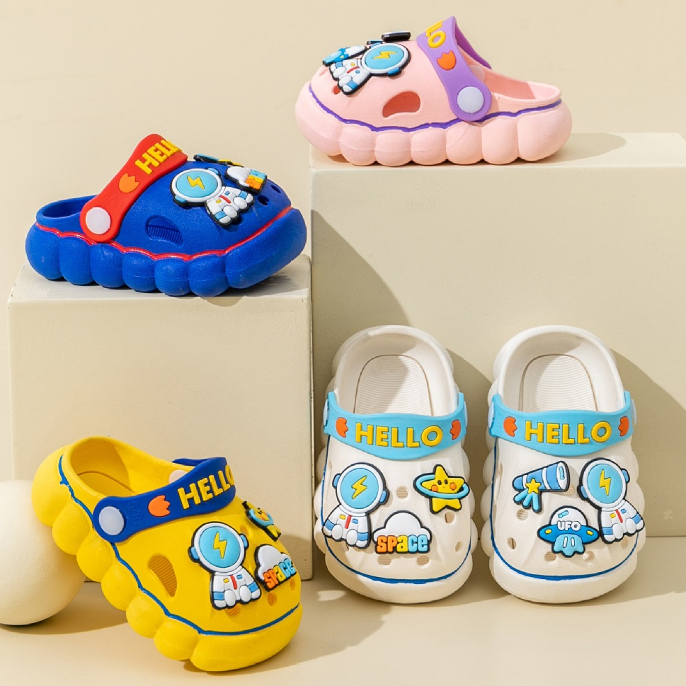 littlekiddoss SH2315 Sendal Bapao Bayi Balita Import Sepatu Sandal Baim Anak Bahan eva size 18-30 usia 0-6tahun Sandal ASTRONOT