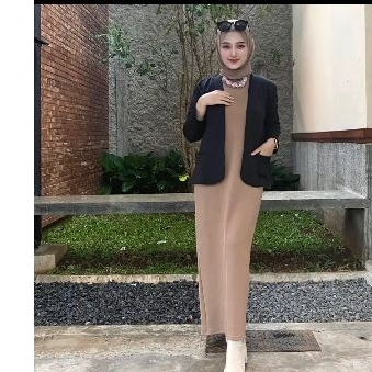 INNER SPAN DRESS/INNER BUSUI INNER DALAMAN GAMIS WANITA