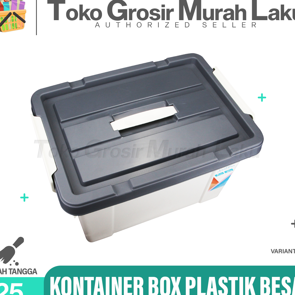 CONTAINER BOX KONTAINER BOX TEMPAT PENYIMPANAN BARANG UKURAN 25 - 40 L