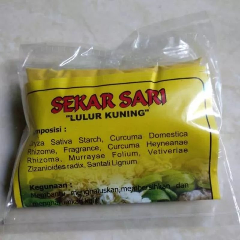 Lulur pengantin Lulur sekar sari Lulur mandi