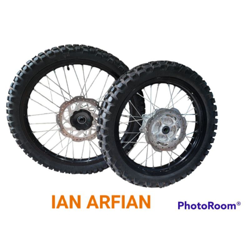 PROMO Wheelset roda velg set CRF 150 L CRF150L ASLI ORIGINAL