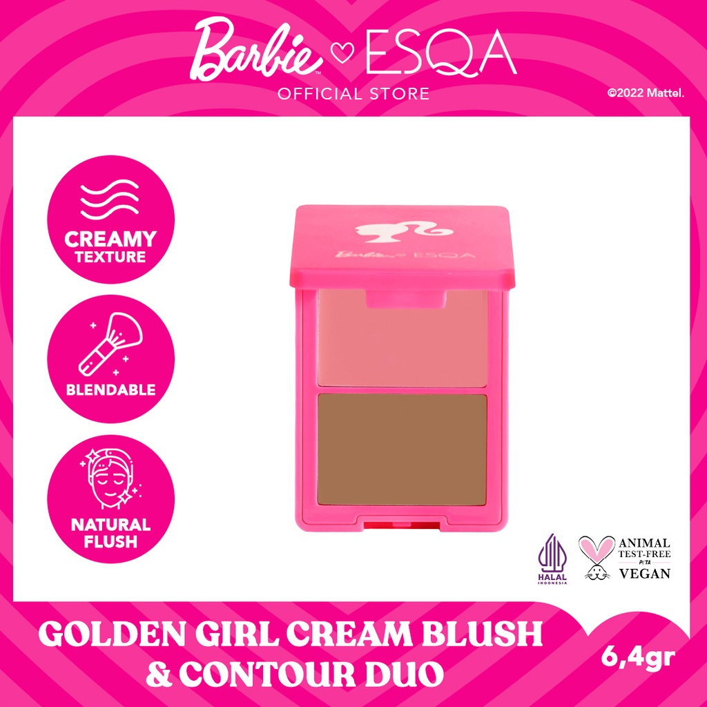 Esqa Golden Girl Cream Blush &amp; Contour Duo