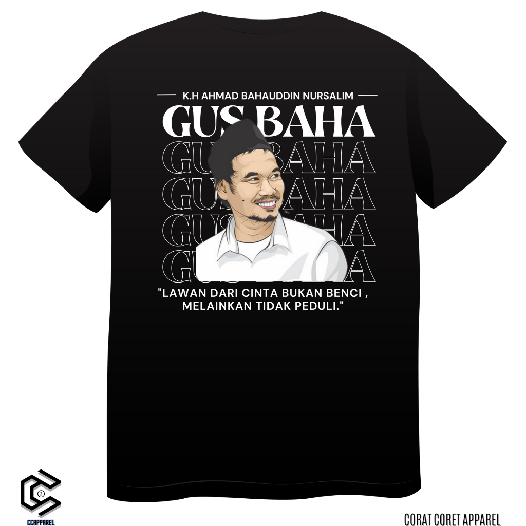 [NEW] KAOS GUS BAHA // DISTRO SANTRI // BAJU DISTRO ISLAMI // TSHIRT KATA