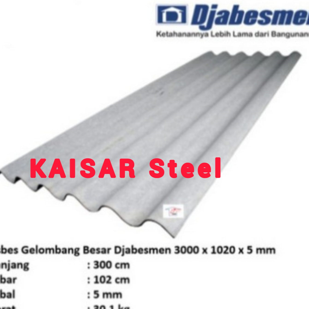 {FREEONGKIR} GAN ATAP ASBES GELOMBANG BESAR DJABESMEN PROMO