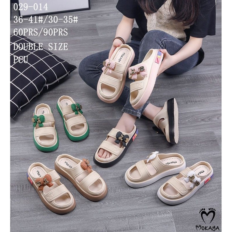 Sandal Wanita Ban 2 Pita Sandal Jelly Wanita Import Sendal Wanita Mokaya Motif Terbaru