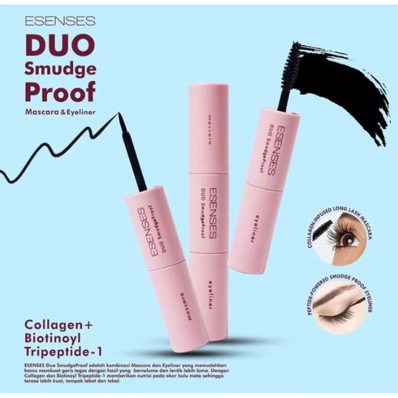 ESENSES DUO SMUDGE PROOF MASCARA & EYELINER
