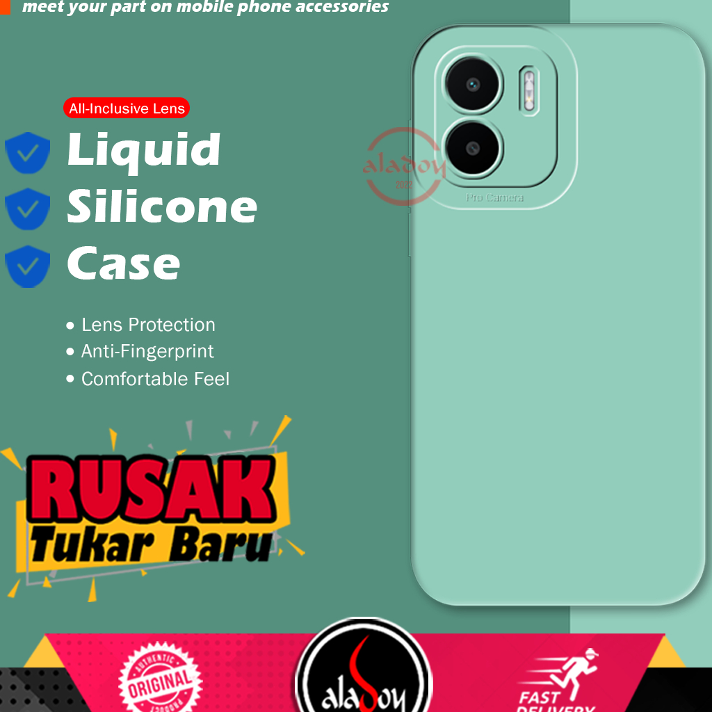 Case Xiaomi Redmi A2 Soft Case Liquid Silicone Pro Camera Premium Casing